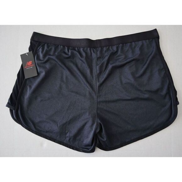 New Balance WS61832X Women's Sz 2XL Black/Gray 4" Knit Performance Shorts - Picture 2 of 5